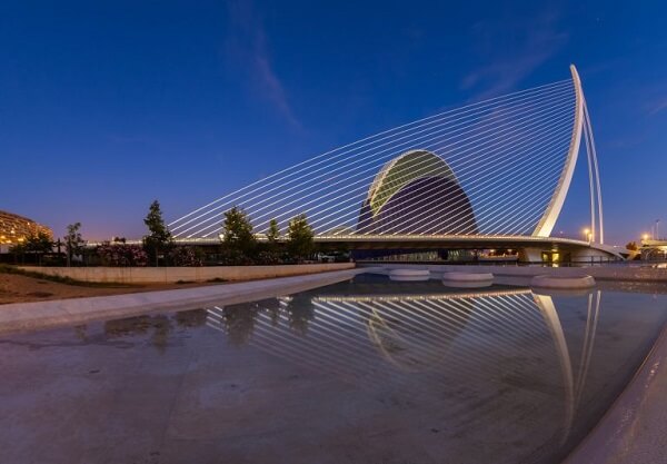 Santiago Calatrava: ponte I’Assut de l’Or