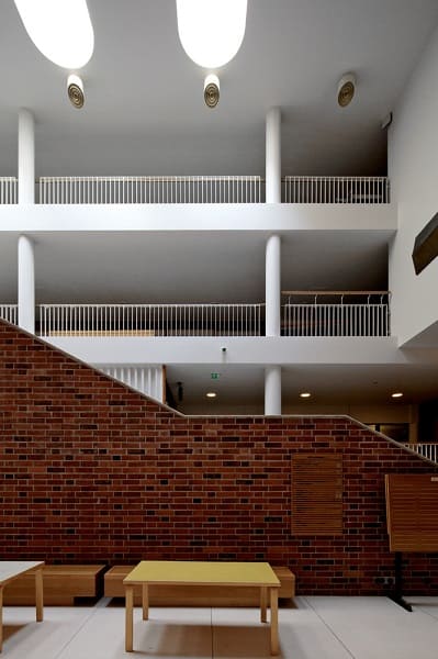 Obras de Alvar Aalto: Universidade de jyväskylä - Interior