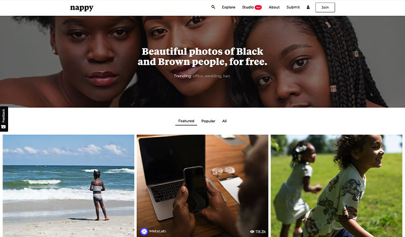 Melhores bancos de imagens: Nappy é gratuito e tem acervo de fotos alta qualidade de pessoas pretas e pardas – Foto: Nappy