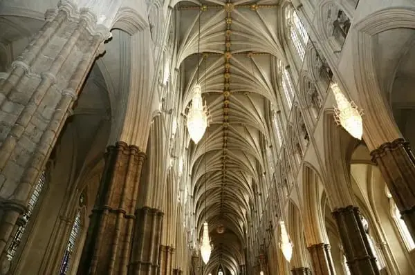 Arquitetura gótica: Abóbada da Abadia de Westminster