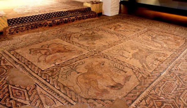 Arquitetura romana: Mosaico romano
