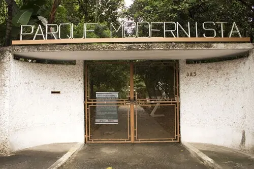 Casa Modernista: entrada para visitação pública