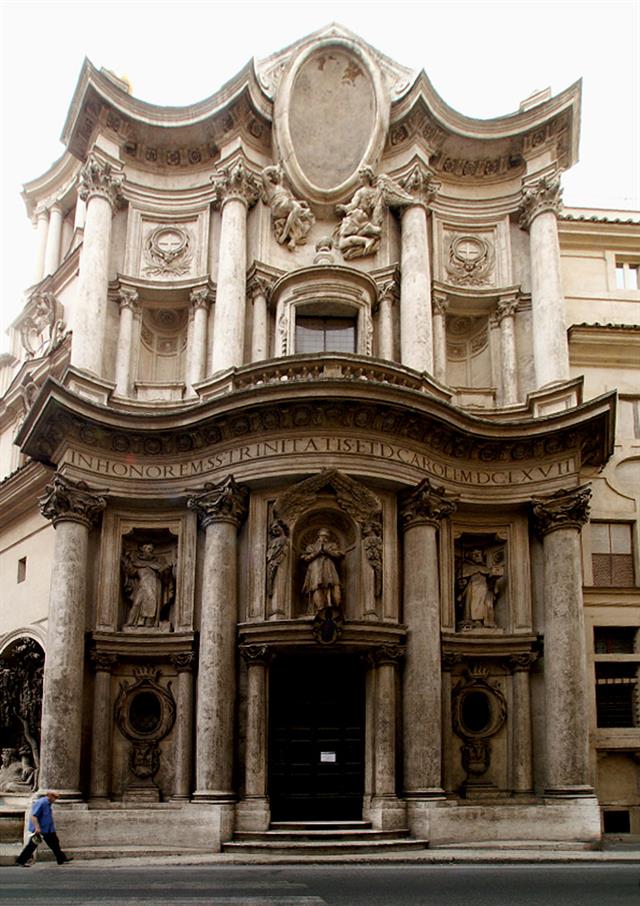 arquitetura italiana San Carlo alle Quattro Fontane