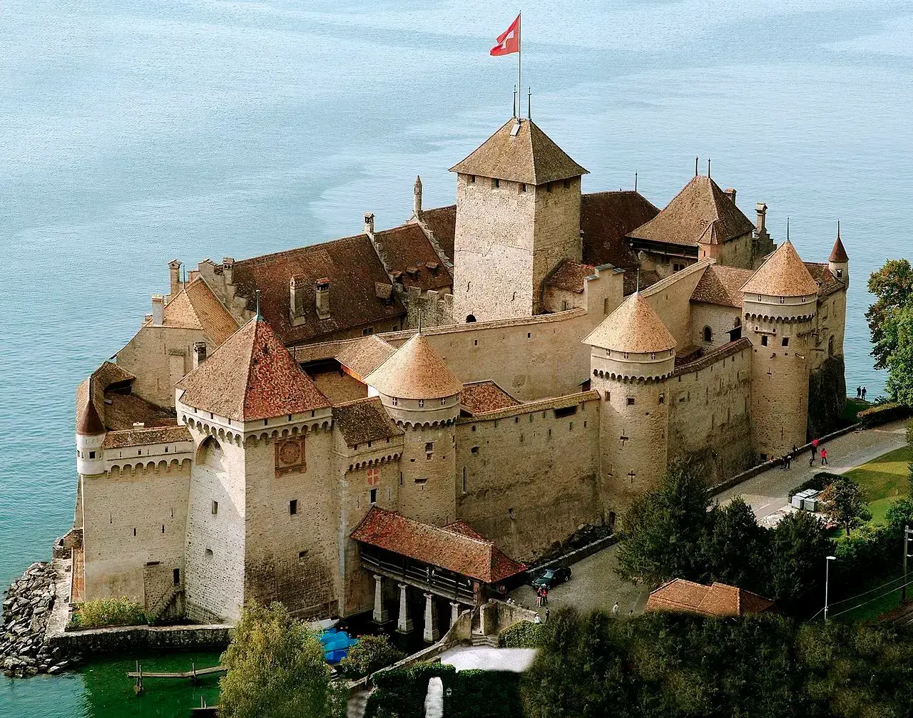 castelos medievais Castelo de Chillon suiça