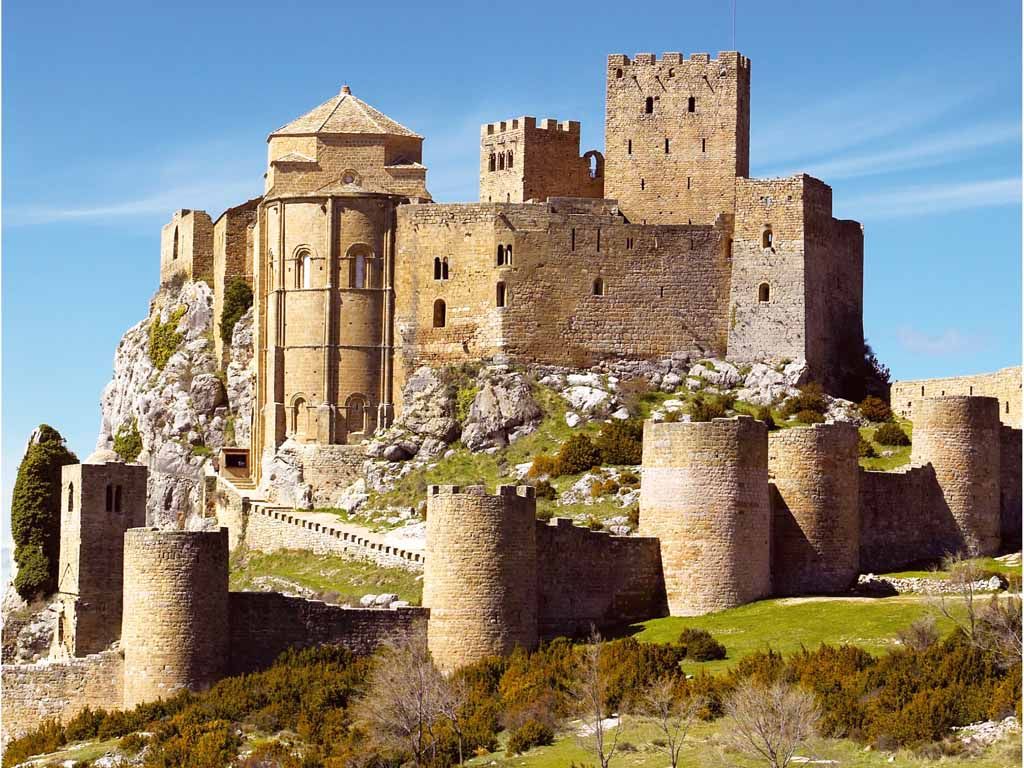 castelos medievais castelo de Loarre Espanha