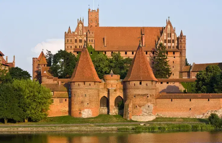 Castillos medievales: Castillo de Malbork Polonia