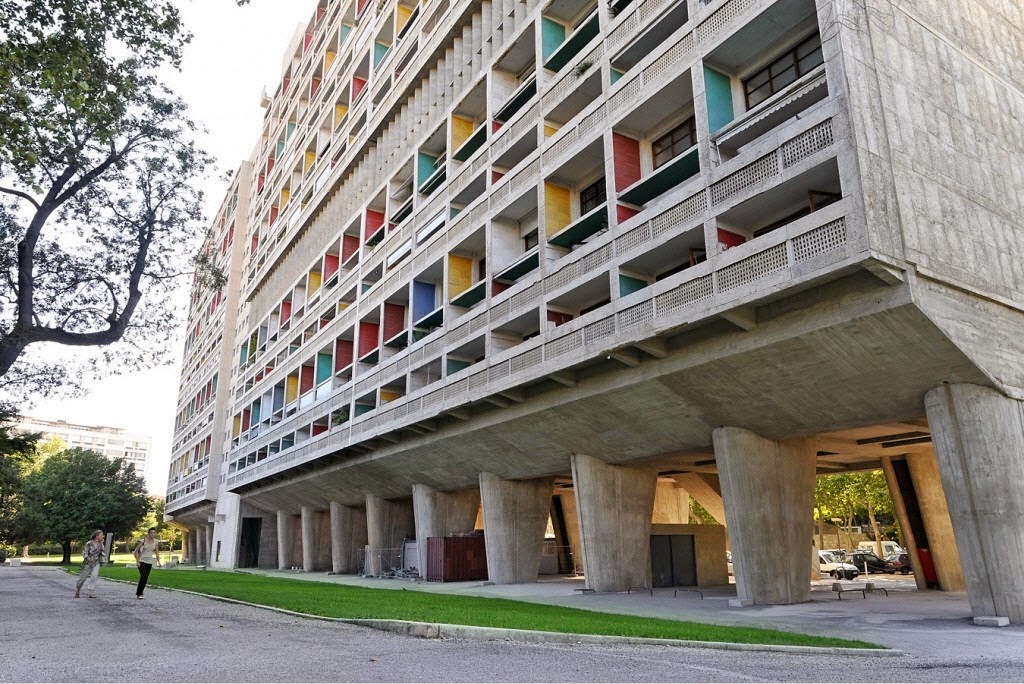 Arquitectura brutalista: Unité d'Habitation (Francia)