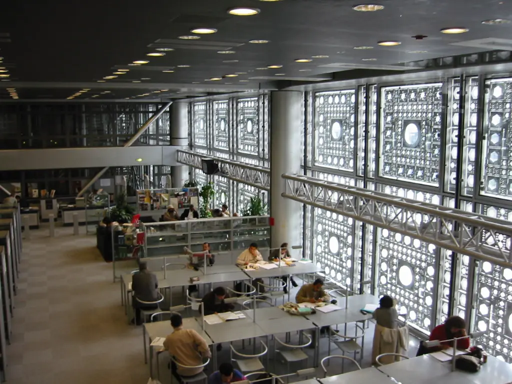 Jean Nouvel: Instituto do Mundo Árabe em Paris (interior)