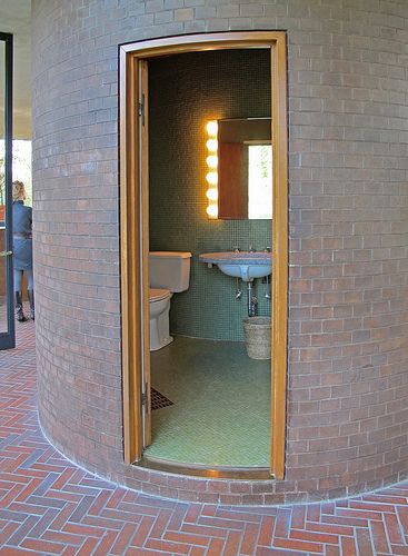 Philip Johnson: banheiro da Glass House