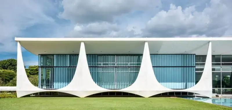 O que é pilotis: Palácio do Planalto