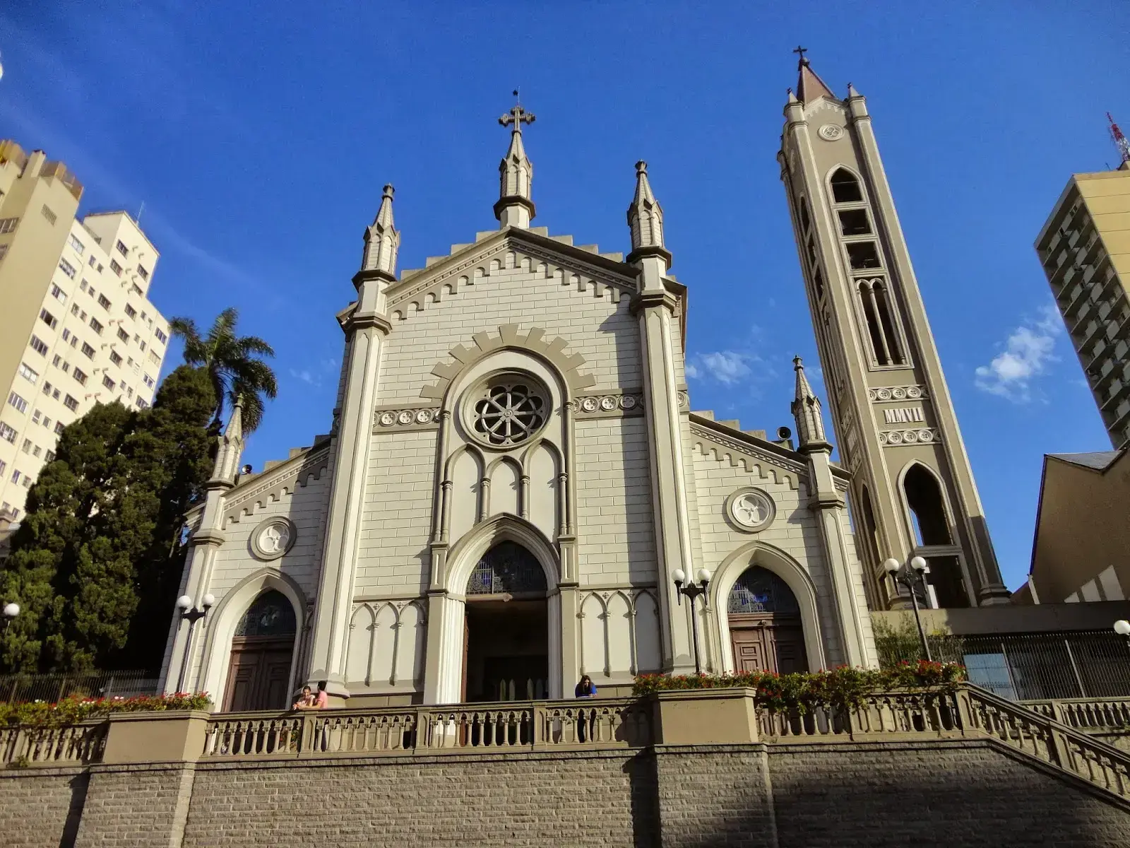 Arquitetura romântica: Catedral de Caxias do Sul (Rio Grande do Sul)