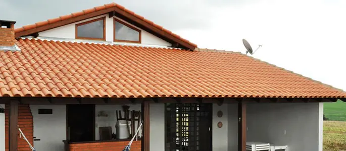 Tipos de telhados: telhado de cerâmica