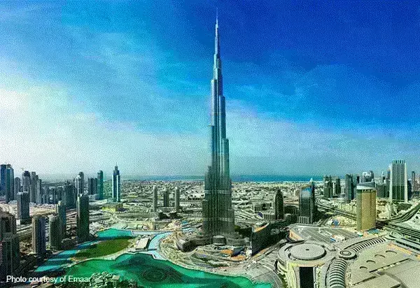 Projetos arquitetônicos: Burj Khalifa -  Skidmore, Owings e Merrill (SOM)
