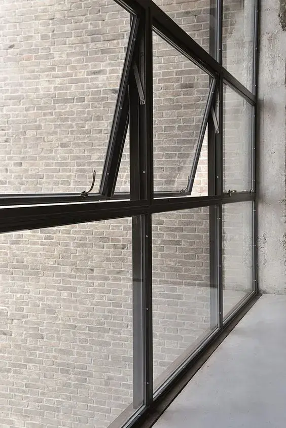 Tipos de janelas: janela de aço