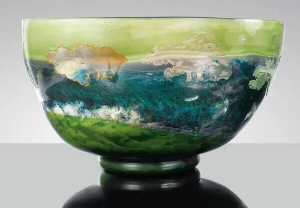 Art Nouveau: Vaso Corte da Natureza