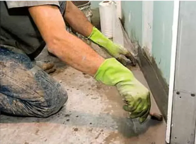 Drywall para banheiro: Impermeabilização em drywall verde