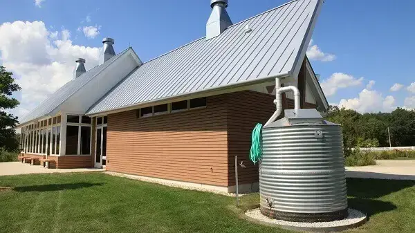 Casa sostenible: cisterna
