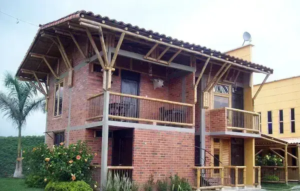 Casa sustentável: bambu