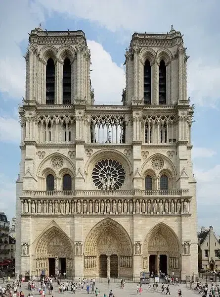Proporção áurea: Catedral de Notre Dame