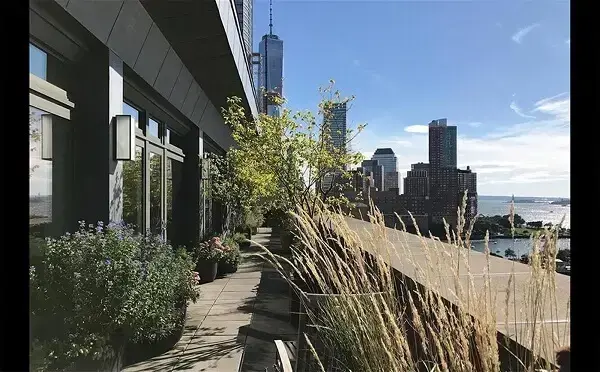 Penthouse de Meryl Streep (terraza con vista al río Hudson)