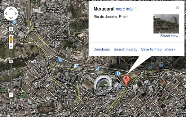 Planta de situação: Google Maps