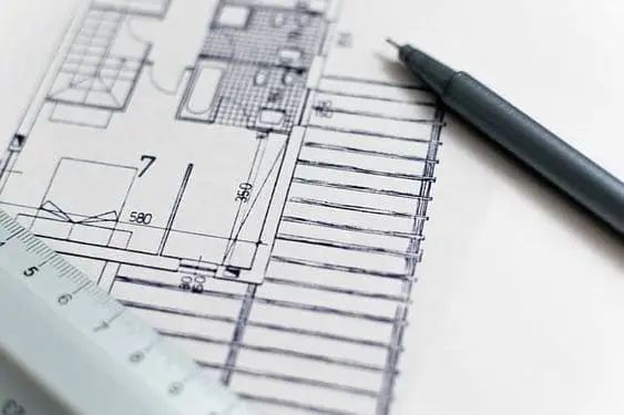 Desenhos de arquitetura: exemplo de desenho técnico de arquitetura