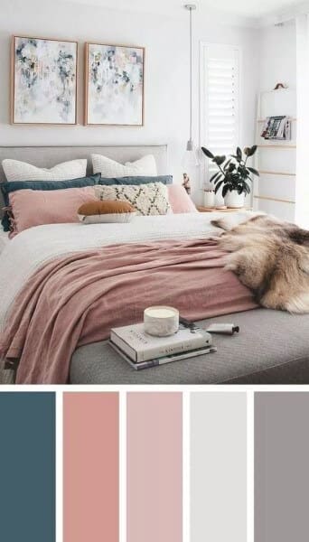 Mistura de cores com tons de rosa, verde e cinza (foto: Home Designs)