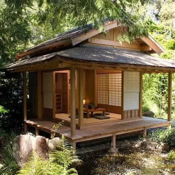 Casa japonesa: madeira é material mais comum