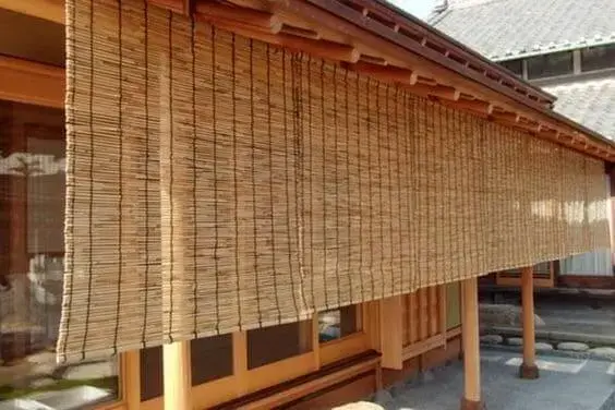 Casa japonesa: sudare (fonte: Japão em foco)