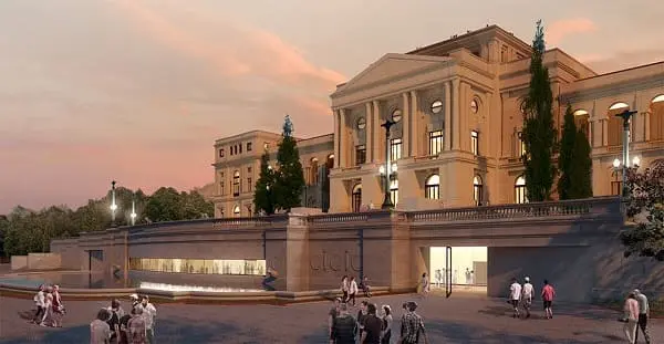 Parque da Independência: projeto 3D da nova fachada (foto: escritório H+F Arquitetos)