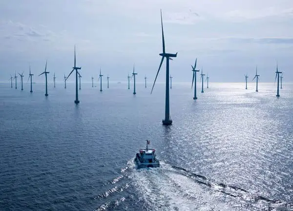 Energia eólica: exemplo de sistema Offshore