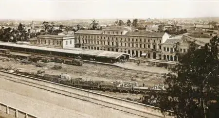 Segunda Estação da Luz, por volta de 1890 (foto: estacoesferroviarias.com.br)