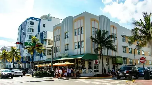 Art Deco: edificios de South Beach en Miami