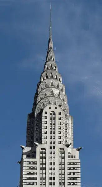 Art Decó: Chrysler Building, Nova York, 1930