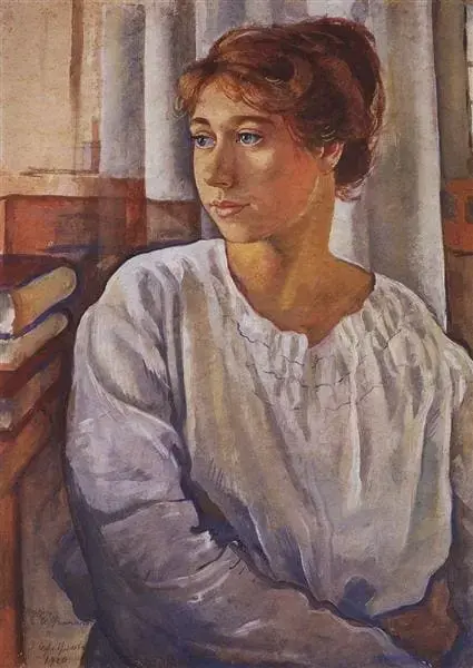 Art Decó: Portrait of E.I. Autoria: Finogenova Zinaida Evgenievna Serebriakova - foto: Wikipédia