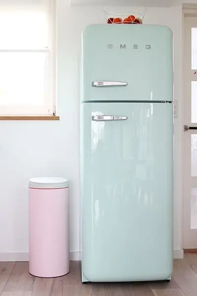 Neo Mint: cor fica um charme em eletrodomésticos, como geladeiras