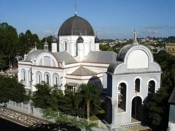Arquitetura Bizantina em SP: matriz de São Josafat em Prudentópolis, interior de São Paulo