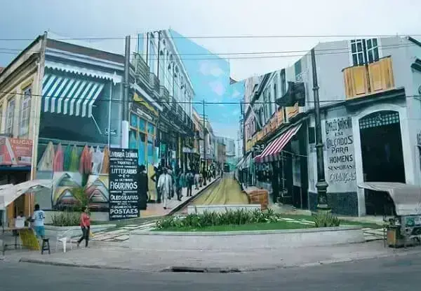 Kobra grafite: Belém Antigo, em São Paulo