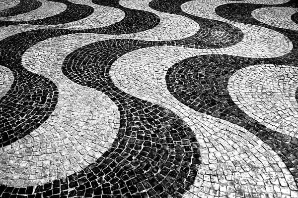 Mosaico: calçada de Copacabana