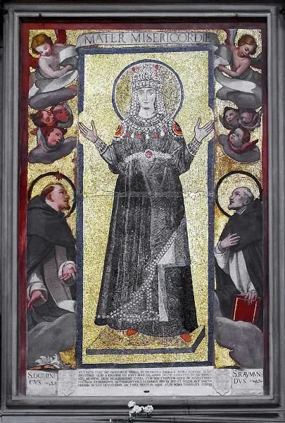 Mosaico original na Basílica de São Marcos (Florença)