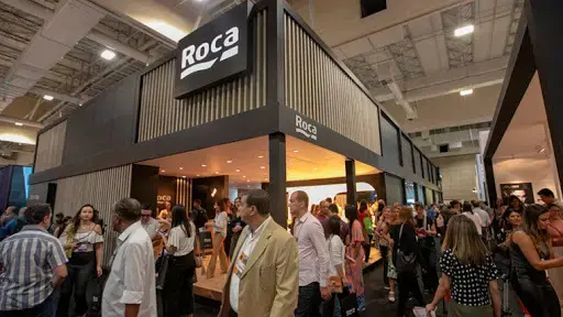 Expo Revestir 2020: Creative Days são dedicados a visitar os expositores (foto: Stand Roca)