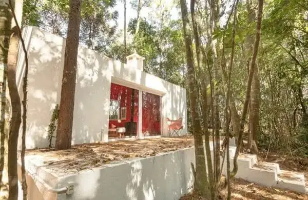 Tiny House no campo com fachada moderna (foto: Experiências Incríveis)