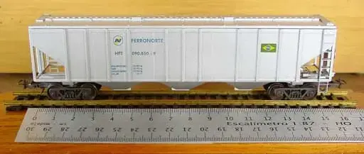 Exemplo de escalímetro HO