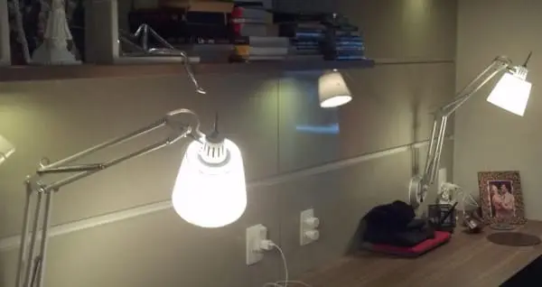 Tipos de iluminação: iluminação de tarefa em home office (foto: Save Light Design)