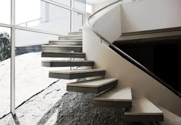 O que é escada pré-moldada (projeto: André Arquimagens)