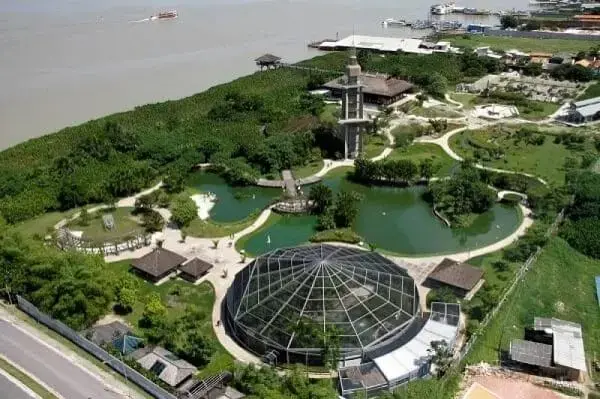 O parque urbano instalado em Belém certamente é de tirar o fôlego
