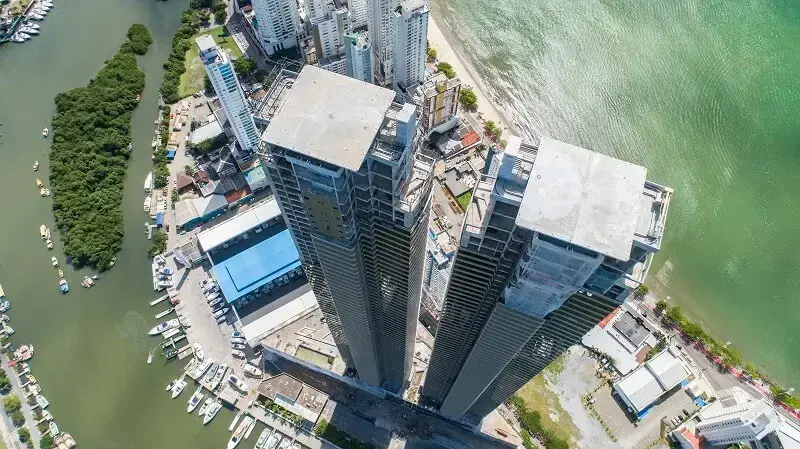O prédio mais alto do Brasil se destaca também por ter os elevadores mais rápidos do país. Foto: Divulgação Pasqualotto &amp; GT Empreendimentos