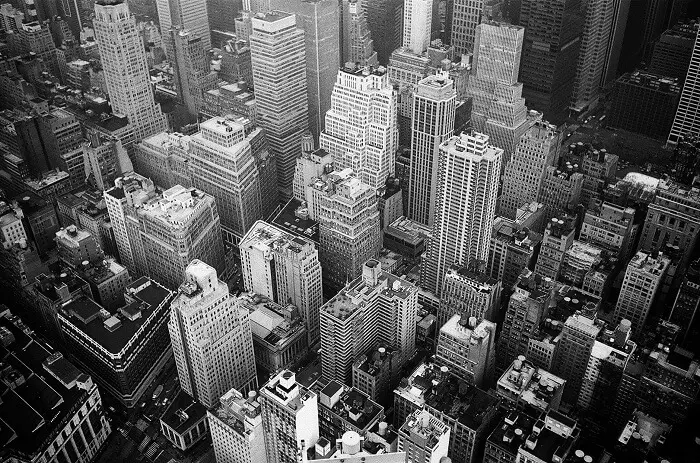 Os aspectos históricos também norteiam o partido arquitetônico de um projeto. Retrato da cidade de Nova York. Fonte: Pexels