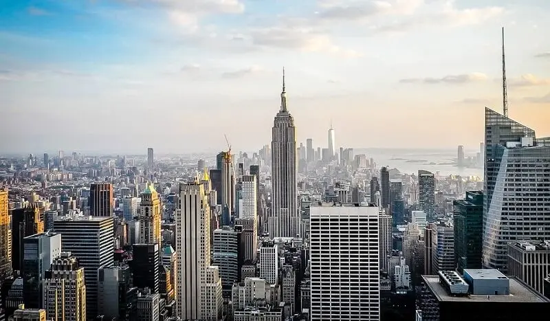 Verticalização urbana: Cidade de Nova York. Fonte: Pixabay