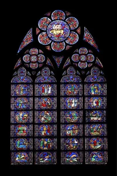 Vitrais Catedral de Notre Dame - França (foto: Embarque na Viagem)